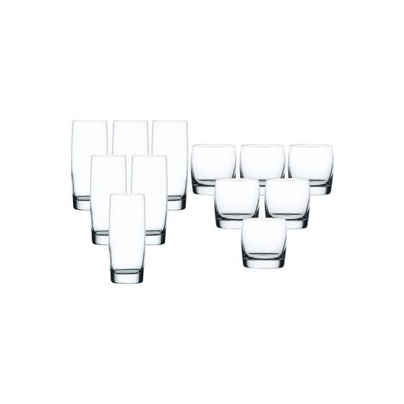 Набор стаканов 12 шт. Vivendi Premium: 6 высоких 410 мл + 6 низких 315 мл, хрусталь, Nachtmann