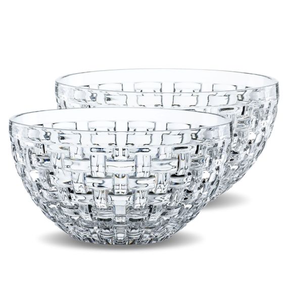 Набор из 2-х салатников BOSSA NOVA, диаметр: 18 см, материал: бессвинцовый хрусталь, 102254, NACHTMANN, Германия