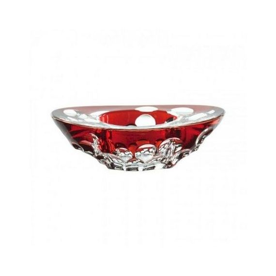 Подсвечник Prezioso, 13.5 см, красный, хрусталь, Nachtmann