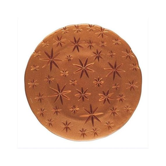 Блюдо Stars, 32 см, медное, хрусталь, Nachtmann