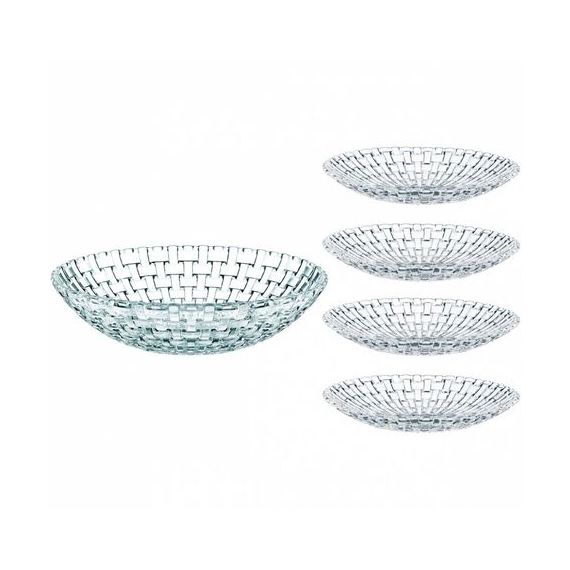 Набор салатников BOSSA NOVA, 5 шт., бессвинцовый хрусталь, Nachtmann