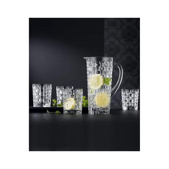 Набор: графин + 4 стакана для виски, хрустальное стекло, 5 предметов, коллекция BOSSA NOVA, Nachtmann