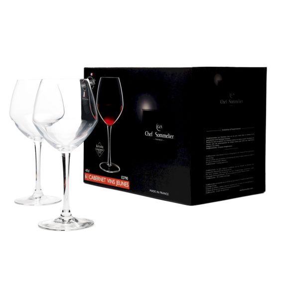 Набор бокалов для молодого вина Cabernet, 6 шт, 470 мл, D70/97 мм, H212 мм, Chef&Sommelier