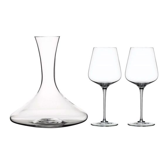 Набор из 3-х предметов VINOVA: декантер 1,5 л + 2 бокала для вина 680 мл, бессвинцовый хрусталь, Nachtmann