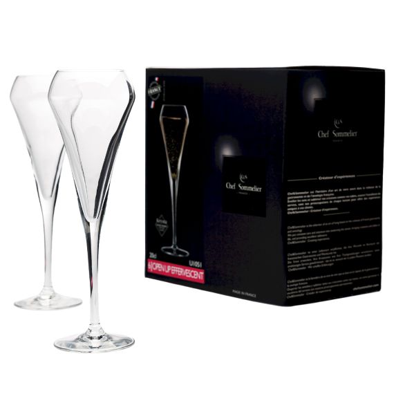 Набор бокалов-флюте Open Up, 6 шт, 230 мл, D56 мм, H225 мм, Chef&Sommelier