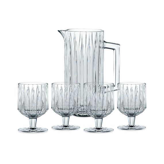 Набор из кувшина и 4-х бокалов Jules, бессвинцовый хрусталь, 102708, Nachtmann