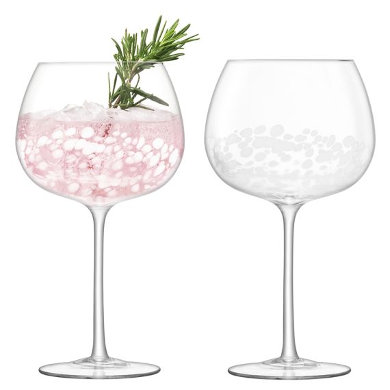 Набор из 2 круглых бокалов Stipple 650 мл, LSA International