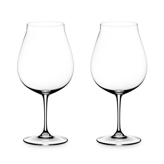 Набор из 2-х хрустальных бокалов для красного вина New World Pinot Noir 6416/16, 800 мл, прозрачный, серия Vinum, Riedel