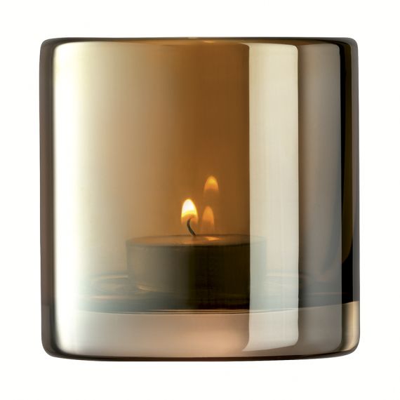 Подсвечник Signature Epoque 8,5 см, янтарь, LSA International