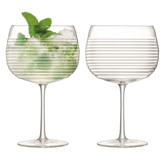 Набор из 2 круглых бокалов Groove 650 мл, LSA International
