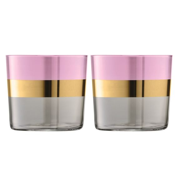 Набор из 2 стаканов Bangle 310 мл розовый, LSA International