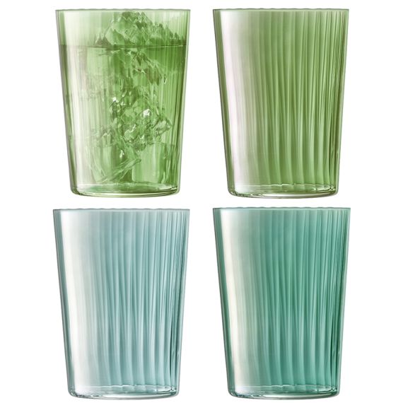 Набор из 4 тумблеров Gems 560 мл изумрудный, LSA International