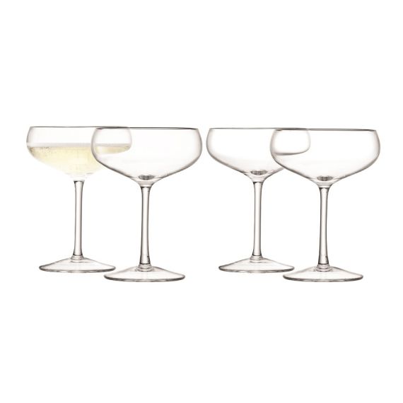 Набор из 4 бокалов для шампанского Wine 215 мл, LSA International