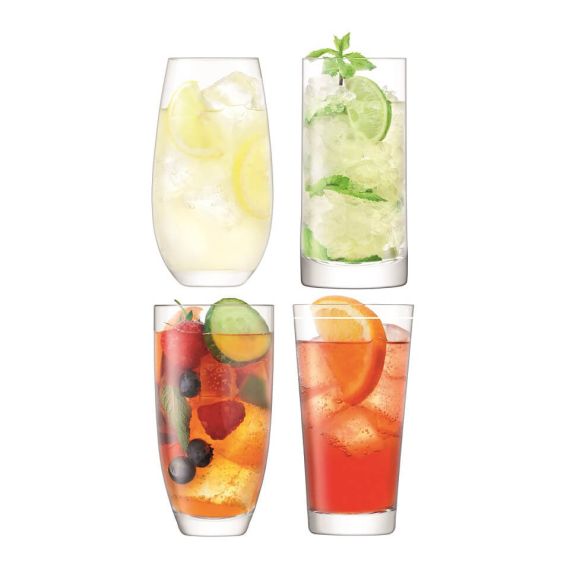 Набор из 4 хайболов Lulu, 425-510 мл, LSA International