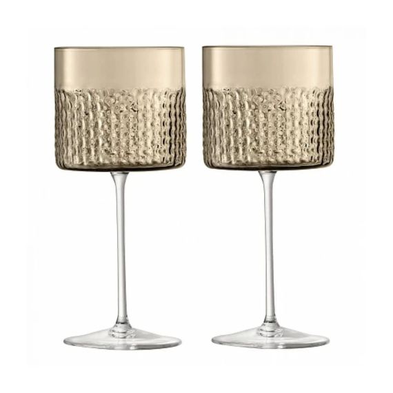 Набор из 2 бокалов для вина Wicker 320 мл коричневый, LSA International