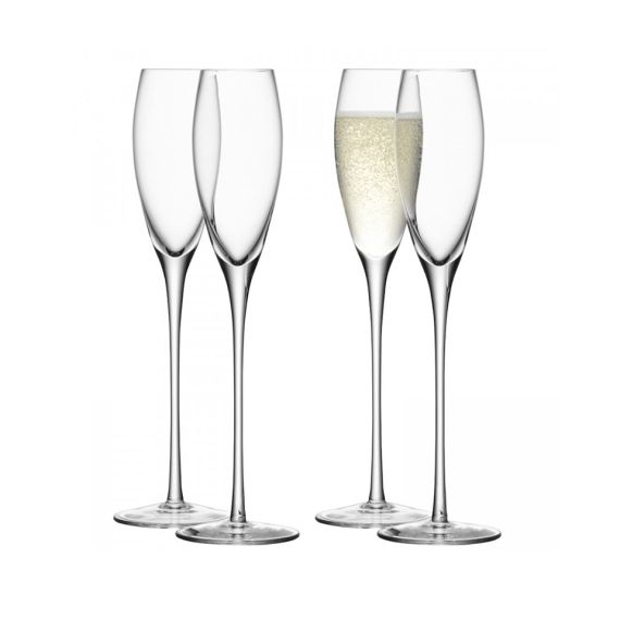 Набор из 4 бокалов-флейт Wine 160 мл, LSA International