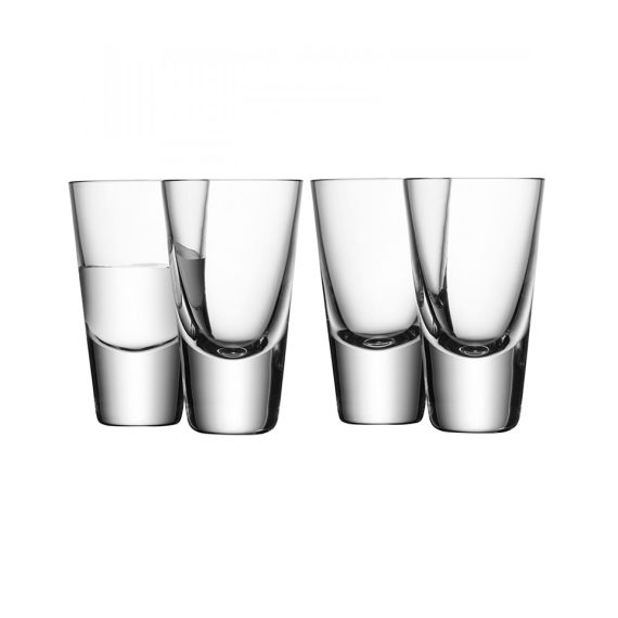 Набор из 4 стопок для водки Bar 100 мл, LSA International