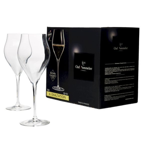 Набор бокалов для шампанского Exaltation, 6 шт, 300 мл, Chef&Sommelier