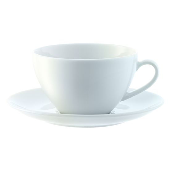 Набор из 4 округлых чашек с блюдцем Dine 220 мл, LSA International