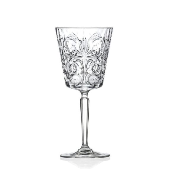 Набор из 6-ти бокалов для вина RCR Luxion Tattoo 290 мл, хрустальное стекло, Италия