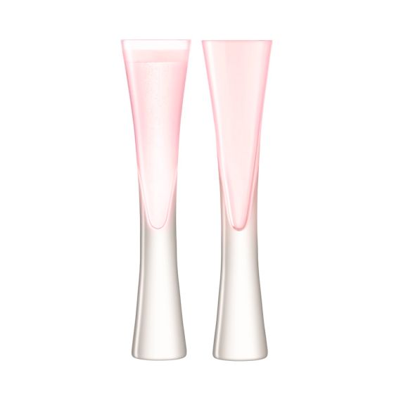 Набор из 2 бокалов-флейт Moya, 170 мл, розовый, LSA International