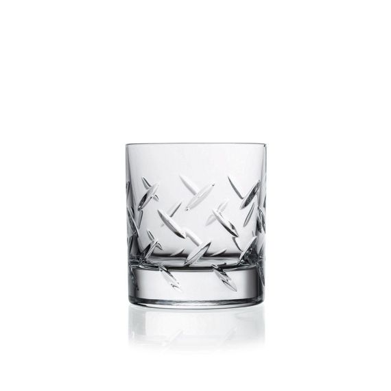 Набор из 6-ти стаканов Олд Фэшн RCR Prestige Steel 290 мл, хрустальное стекло, Италия