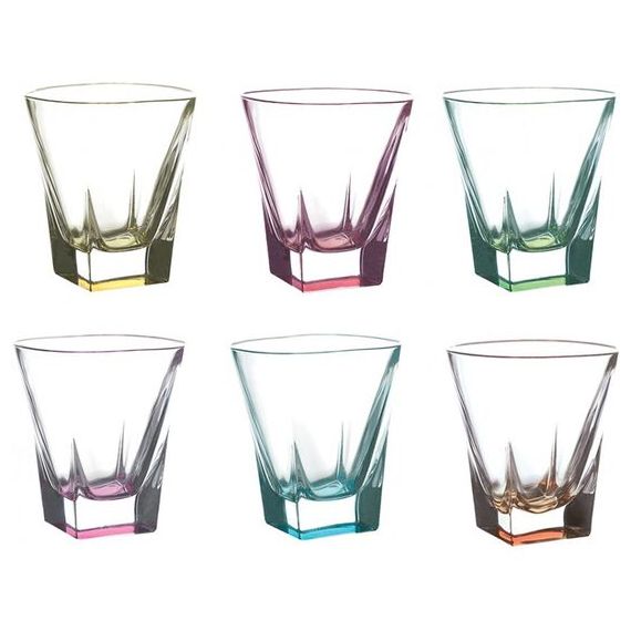 Набор из 6-ти стопок для водки RCR Fusion Color 60 мл, D60 мм, H60 мм, хрустальное стекло, Италия