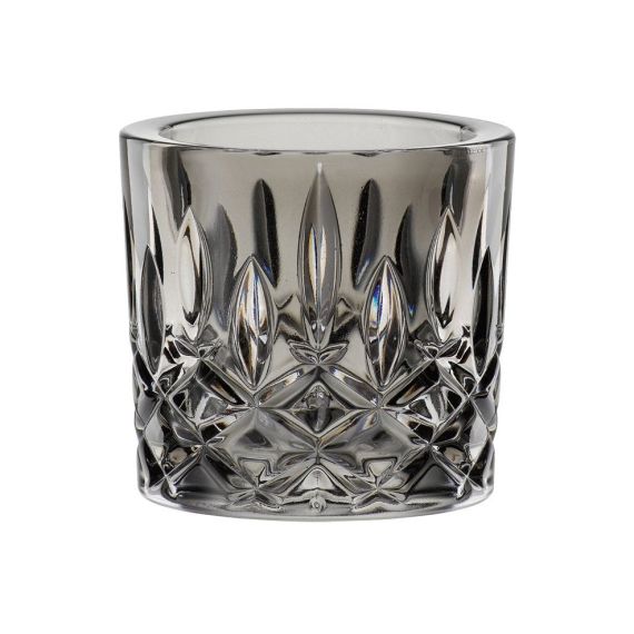 Подсвечник серый h-66мм d-71мм, хрустальное стекло, Noblesse, Nachtmann