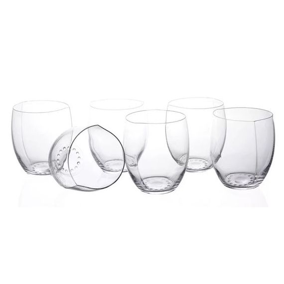 Набор из 6-ти стаканов для воды RCR Wolrd's Best 520 мл, D94 мм, H107 мм, стекло, Италия
