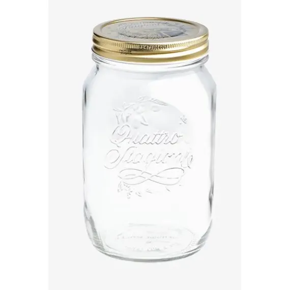Банка для консервирования с крышкой 1,5 л, стекло, серия QUATTRO Stagioni, Bormioli Rocco