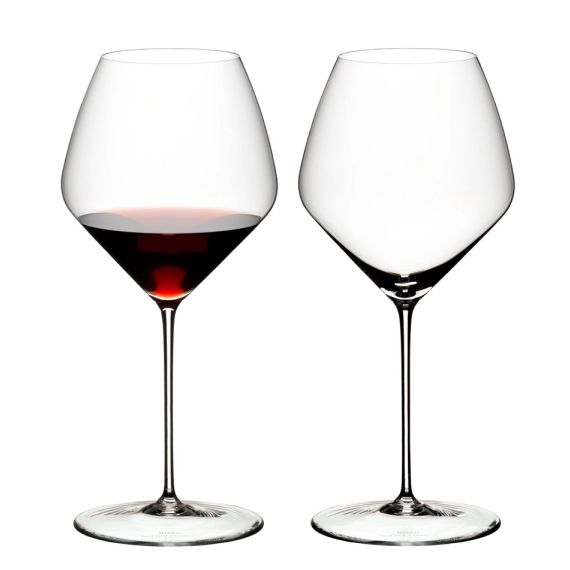 Набор из 2-х бокалов для красного вина Pinot Noir / Nebbiolo (Пино Нуар), объем: 770 мл, высота: 247 мм, хрусталь, серия Veloce, 6330/07, Riedel