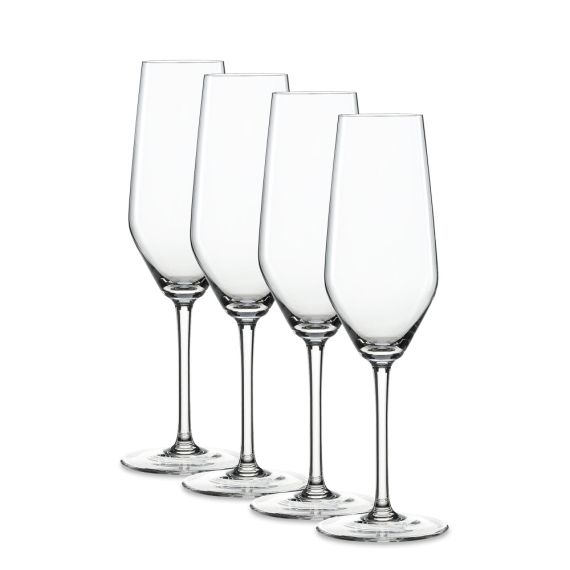 Набор из 4-х бокалов для шампанского, объем: 240 мл, материал: хрустальное стекло, серия Style, 4670187, Spiegelau