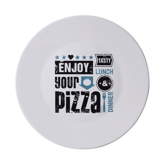 Блюдо для пиццы 33 см, стеклокерамика, серия Pizza&beer, Bormioli Rocco