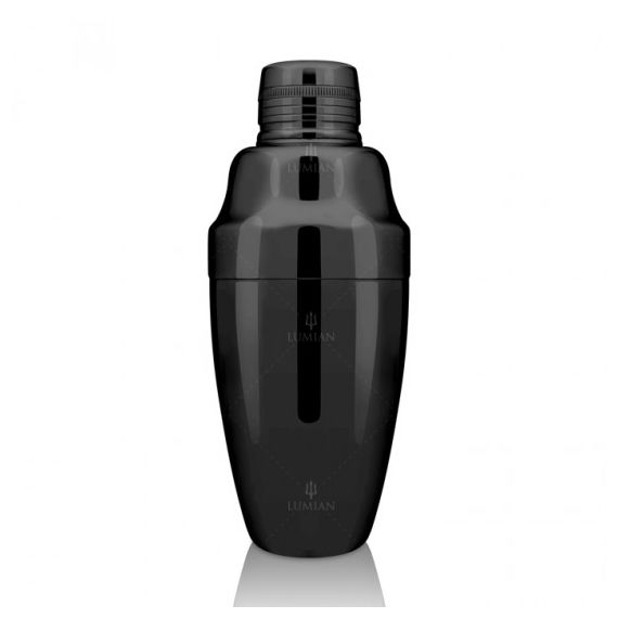 Шейкер Kenta, 500 мл, D80 мм, H190 мм, нержавеющая сталь, цвет черный, Lumian