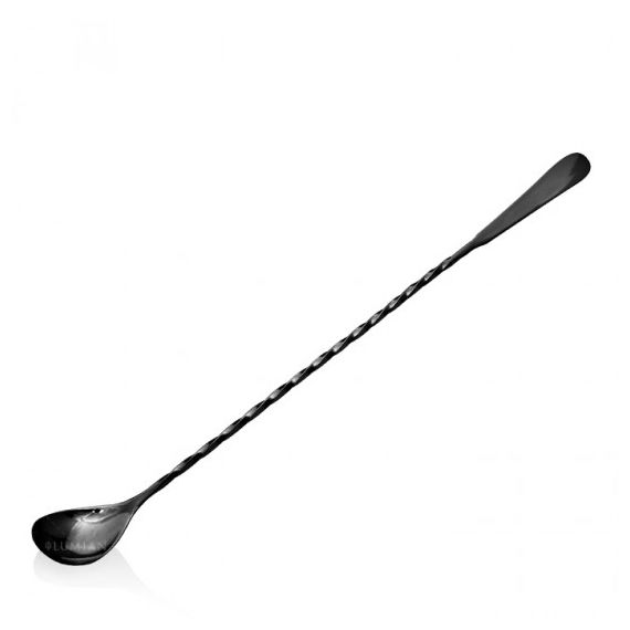 Ложка барная, L30 мм, нержавеющая сталь, цвет черный, Lumian