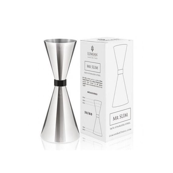 Джиггер 30/60, D50 мм, H125 мм, хромированная сталь, Lumian