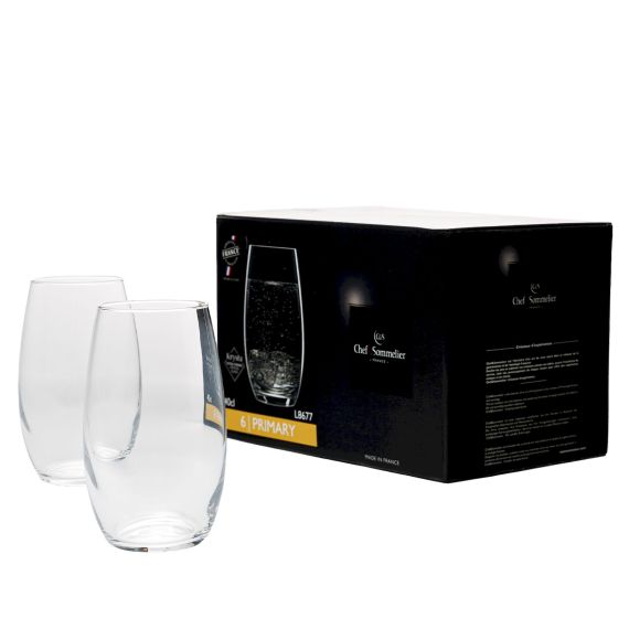 Набор хайболов Primary, 6 шт, 400 мл, D76.2 мм, H125 мм, Chef&Sommelier