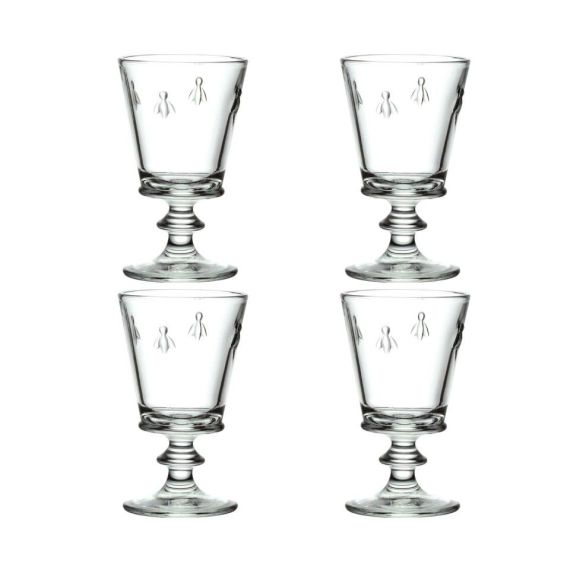 Набор из 4-х бокалов для вина 240 мл, h 14,1 см, d 8,5 см, серия ABEILLE, La Rochere