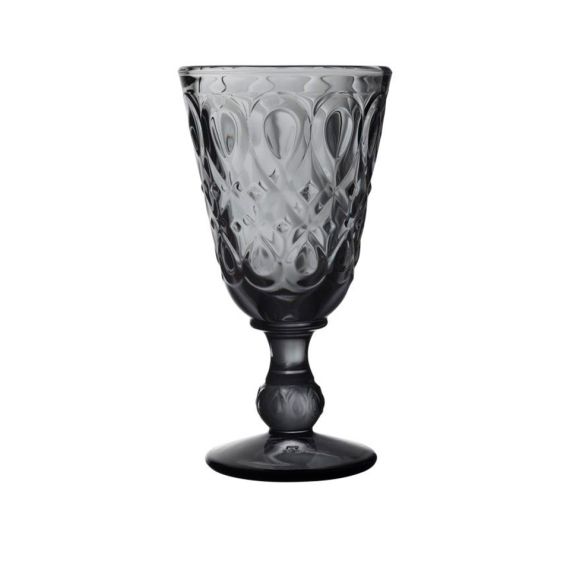 Набор из 6-ти бокалов для вина 230мл  h 16,5, d 8,5 см, серия LYONNAIS anthracite, La Rochere