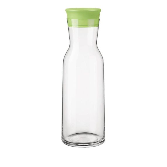 Графин с зеленой крышкой 1,1 л, хрустальное стекло, серия Aquaria, Bormioli Rocco