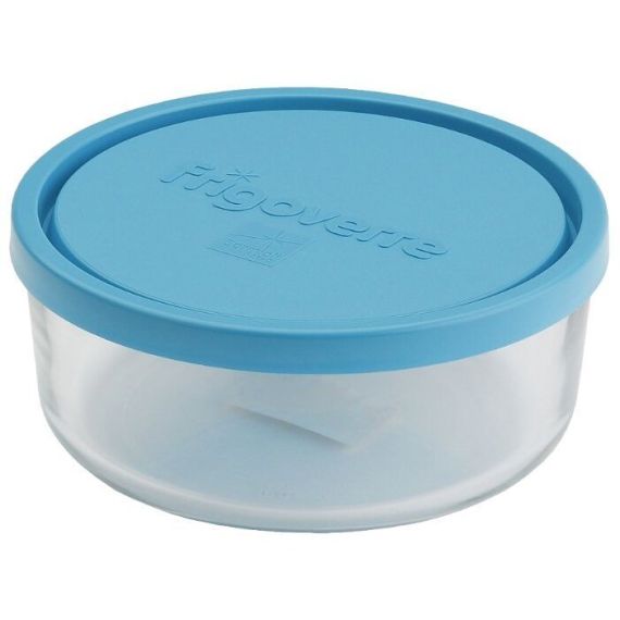 Контейнер  круглый 15 см, 750 мл, синий, стекло, серия Frigoverre Classic, Bormioli Rocco