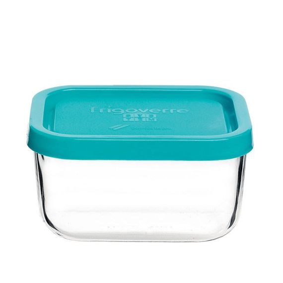 Контейнер прямоугольный 13 х 10 см, 400 мл, синий, стекло, серия Frigoverre Classic, Bormioli Rocco