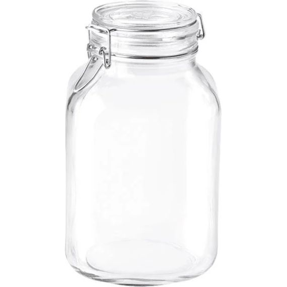 Набор из 6-ти банок для консервирования с клипсой 2000 мл, серия FIDO, Bormioli Rocco