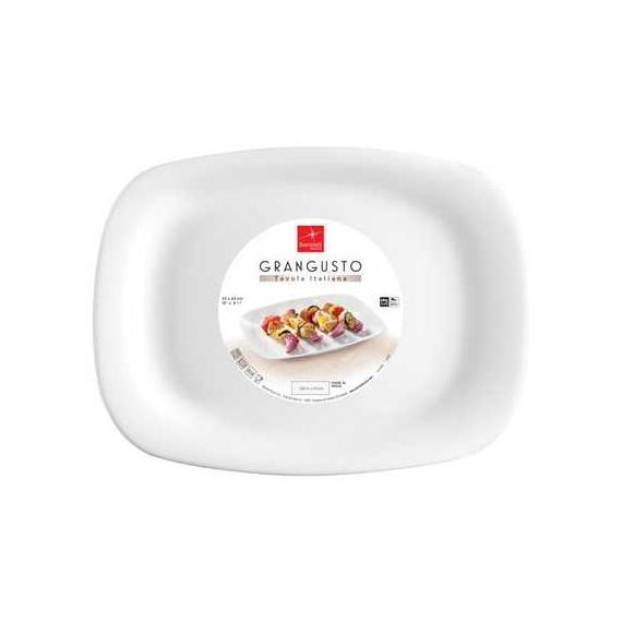 Блюдо "Барбекю" 33 x 24 см, стеклокерамика, серия GRANGUSTO, Bormioli Rocco