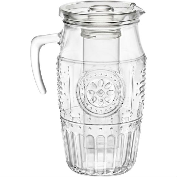 Кувшин с крышкой и колбой 1,8 л, стекло, серия Romantic, Bormioli Rocco