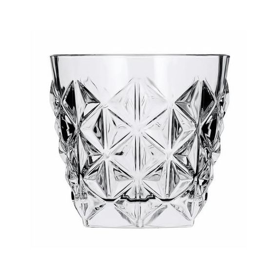 Набор из 6-ти стаканов для виски RCR Enigma 370 мл, D95 мм, H91 мм, хрустальное стекло, Италия
