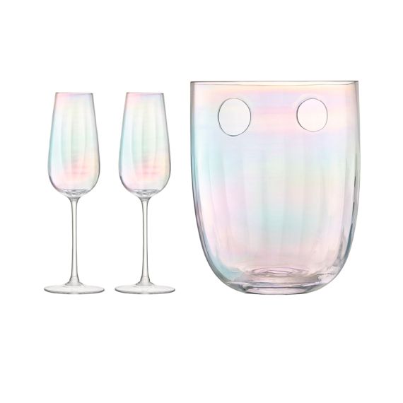 Набор для шампанского Pearl, 3 предмета, LSA International