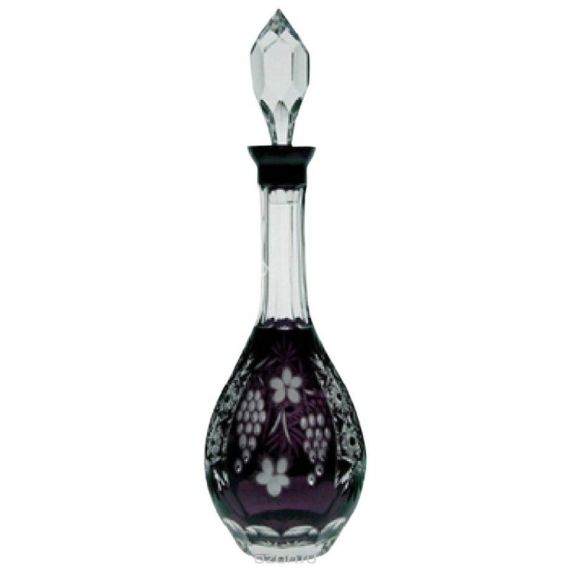 Декантер с пробкой аметист 750 мл, серия GRAPE, AJKA CRYSTAL
