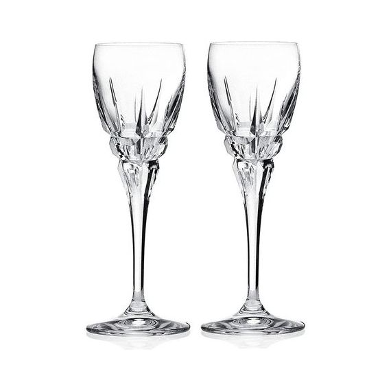 Набор из 2-х фужеров для вина RCR Carrara 200 мл, H200 мм, хрустальное стекло LUXION, Италия