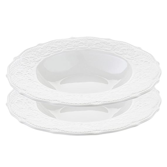 Набор суповых тарелок Tracery, ?22 см, 2 шт., Liberty Jones